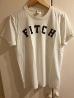 Abercrombie & Fitch T-shirt met logo, Kleding | Heren, T-shirts, Gedragen, Ophalen of Verzenden, Wit