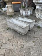 2 fraaie betonnen plantenbakken/bloembakken, Ophalen, Tuin, Gebruikt, Minder dan 30 cm