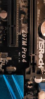 ASRock Z97m PRO4 (defect), DDR3, Ophalen of Verzenden, Micro-ATX, LGA 1150