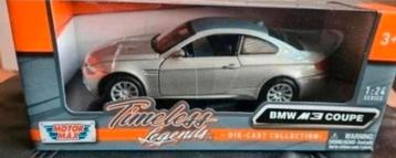 Motormax BMW M3 E92 M Coupe zilver 1:24 nieuw in verpakking  beschikbaar voor biedingen