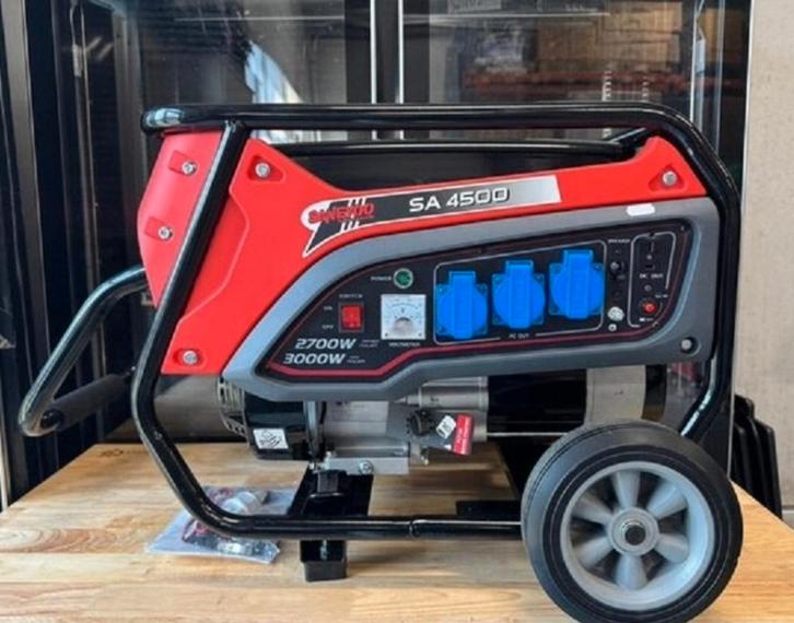 ️❗️NOODSTROOM❗️NIEUW! SA4500 Generator / aggregaat 3000Watt️, Doe-het-zelf en Verbouw, Aggregaten, Nieuw, Benzine, Minder dan 5 kVA