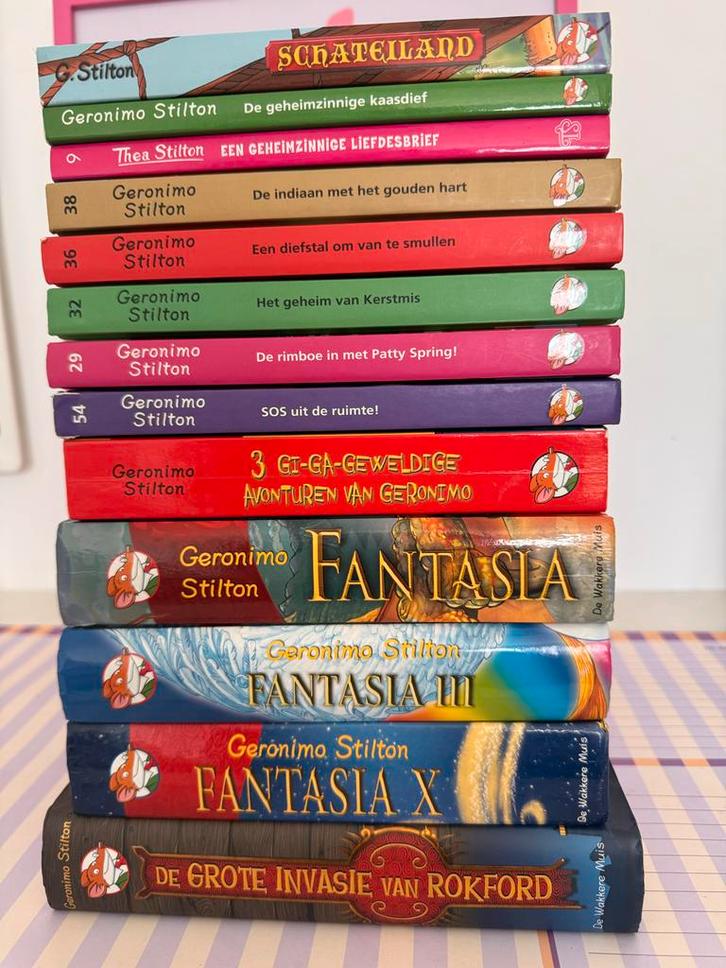 Geronimo Stilton Boeken Collectie - 13 stuks, Boeken, Kinderboeken | Jeugd | onder 10 jaar, Gelezen, Fictie algemeen, Ophalen of Verzenden