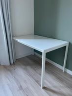 IKEA VIHALS Tafel Wit 125x74cm, Huis en Inrichting, Bureaus, Ophalen, Gebruikt