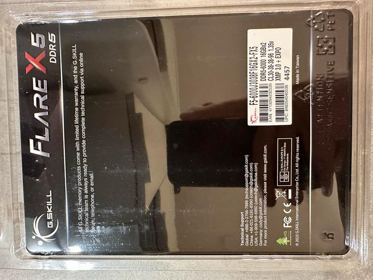 Nieuw G.Skill Flare X5 32GB (2x16GB) DDR5 6000MHz RAM 30CL, Computers en Software, RAM geheugen, Nieuw, Desktop, 32 GB, DDR5, Ophalen of Verzenden