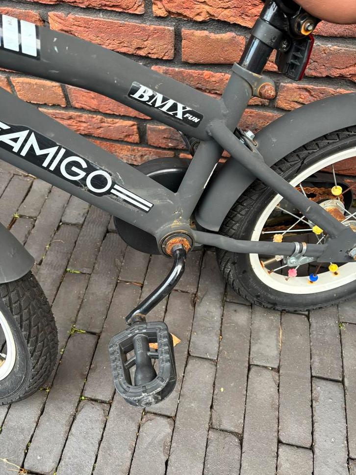 Amigo BMX Fiets - Kinderfiets, Fietsen en Brommers, Fietsen | Crossfietsen en BMX, Gebruikt, Minder dan 16 inch, Staal, Stuur 360° draaibaar