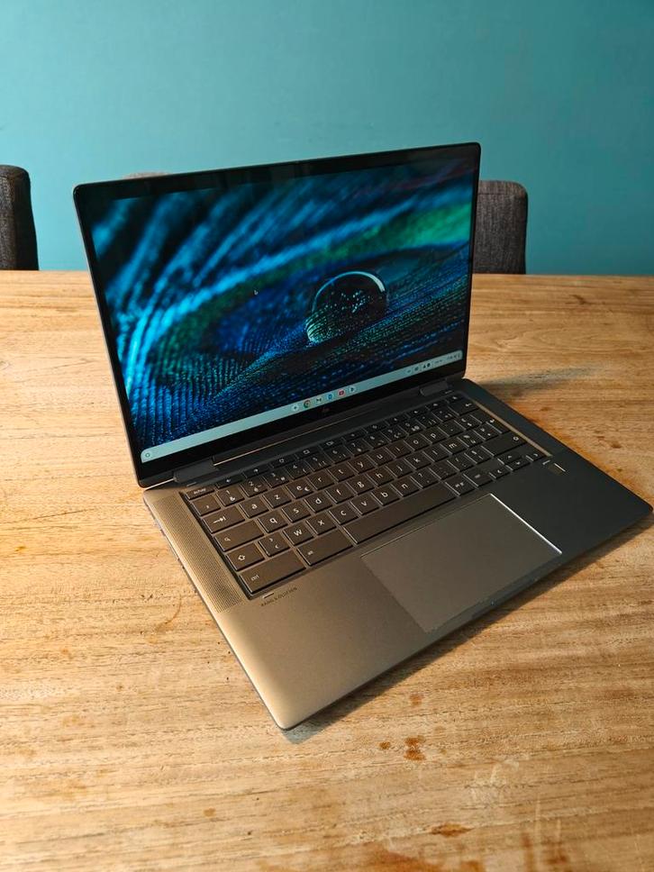 HP Chromebook x360 (Azerty, modeljaar 2021), Computers en Software, Chromebooks, Zo goed als nieuw, 14 inch, 8 GB, 64 GB, Azerty