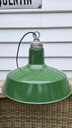Emaille hanglamp, Huis en Inrichting, Lampen | Hanglampen, Gebruikt, Ophalen of Verzenden, Metaal, Minder dan 50 cm