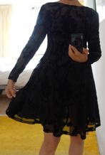 Avondjurk mt 36-38,zijden organza, zwart, Kleding | Dames, Jurken, Zwart, Nieuw, Ophalen of Verzenden, Maat 36 (S)