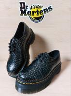 Dr. Martens 1461 Quad, Gunmetal Wild Croc Maat: 38 UK5, Kleding | Dames, Nieuw, Lage of Enkellaarzen, Ophalen of Verzenden, Zwart