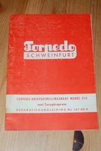 Torpedo versnellingsnaaf model 515 reparatiehandleiding, Ophalen of Verzenden, Gebruikt