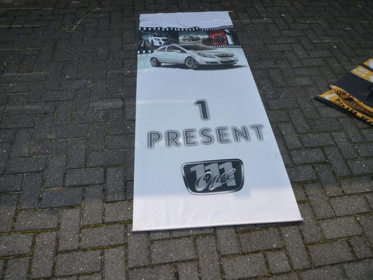 Opel Baniers, vlaggen Meriva; Corsa, Auto diversen, Overige Auto diversen, Ophalen of Verzenden