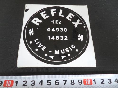 sticker deurne live music REFLEX, Verzamelen, Stickers, Zo goed als nieuw, Bedrijf of Vereniging, Ophalen