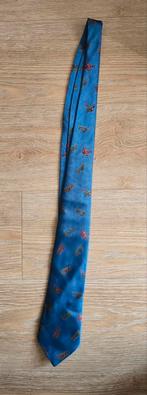 Blauwe stropdas met vliegtuigjes - Uniek!, Kleding | Heren, Stropdassen, Onbekend, Blauw, Onbekend, Ophalen of Verzenden