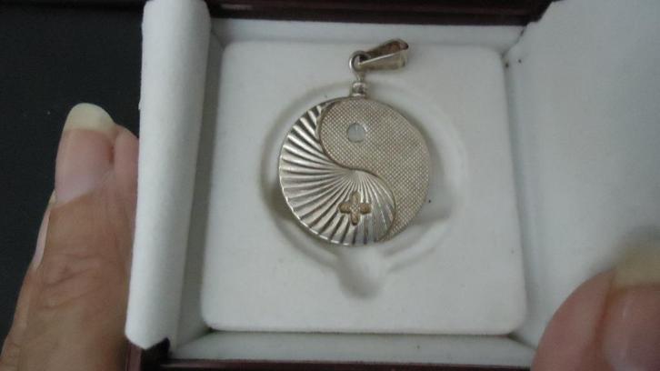Zilver Originele BIOSTABIL kettinghanger, Sieraden, Tassen en Uiterlijk, Kettinghangers, Zo goed als nieuw, Zilver, Zilver, Kruis of Symbool