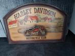 Harley Davidson Wandbord - Vintage Decoratie, Huis en Inrichting, Ophalen of Verzenden, Gebruikt