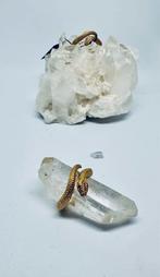 gouden ring met slang, Ophalen of Verzenden, Nieuw, Goud, Overige materialen
