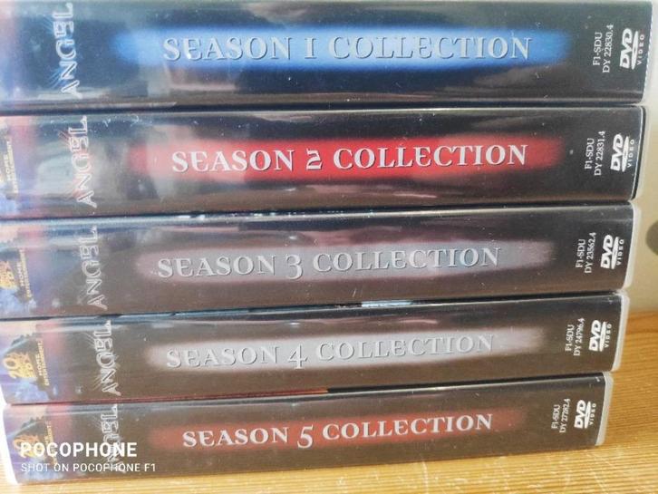 ANGEL - DE COMPLETE SERIE 1 T/M 5 - NIEUWSTAAT, Cd's en Dvd's, Dvd's | Tv en Series, Zo goed als nieuw, Actie en Avontuur, Boxset