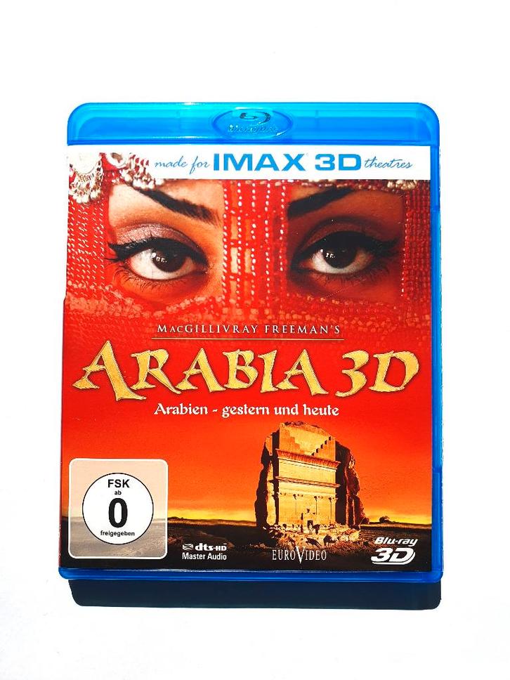 Arabia 3D + 2D, Cd's en Dvd's, Blu-ray, Zo goed als nieuw, 3D, Ophalen of Verzenden