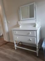 Mooie kaptafel met spiegel en lades, Ophalen, Gebruikt, Klassiek, 50 tot 100 cm