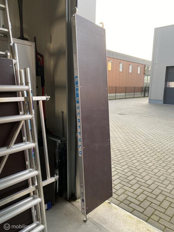 Euroscaffold platform 250cm - Hout ZGAN!, Doe-het-zelf en Verbouw, Steigers, Gebruikt, Ophalen