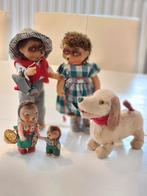 Vintage Oude Egel Familie met Hond, Antiek en Kunst, Antiek | Speelgoed, Ophalen of Verzenden