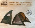 Zgan Highpeak katoen tent , kena 4tc , 4 persoons, Caravans en Kamperen, Tenten, Ophalen of Verzenden, Zo goed als nieuw