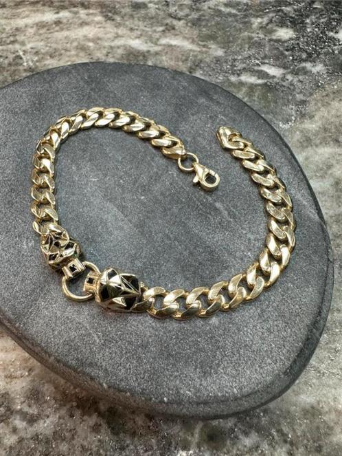 Prachtige 14k gouden Panter armband, Sieraden, Tassen en Uiterlijk, Armbanden, Nieuw, Goud, Ophalen of Verzenden