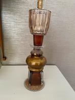 Vintage Glaskandelaar Upcycle Art, Overige materialen, Gebruikt, Ophalen of Verzenden, Kandelaar