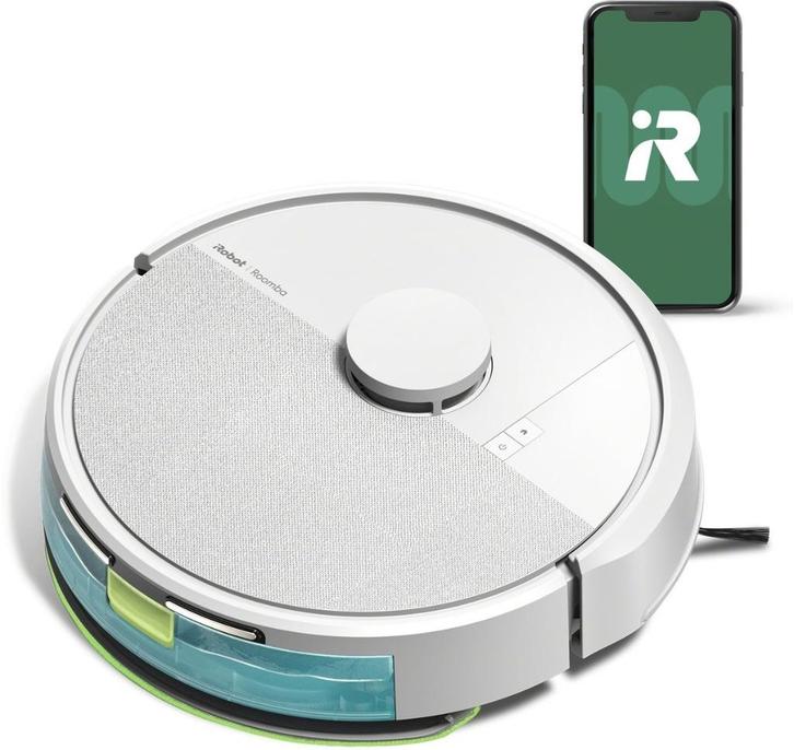 iRobot Roomba 105 Combo Robotstofzuiger met Dweilfunctie Wit, Witgoed en Apparatuur, Stofzuigers, Nieuw, Robotstofzuiger, Minder dan 1200 watt