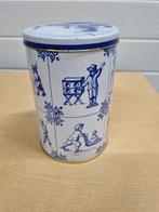 Blik delftsblauw ruitkoeken, Verzamelen, Blikken, Ophalen of Verzenden