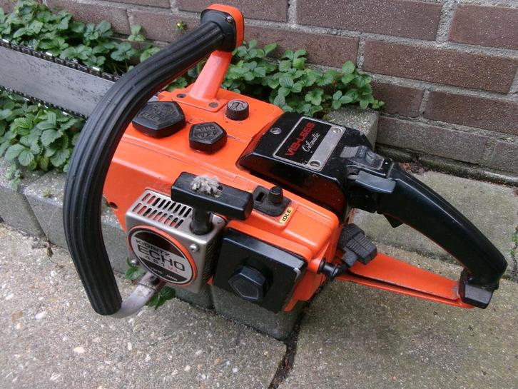oldtimer Echo kettingzaag, Tuin en Terras, Hand-tuingereedschap, Gebruikt, Overige soorten, Ophalen of Verzenden