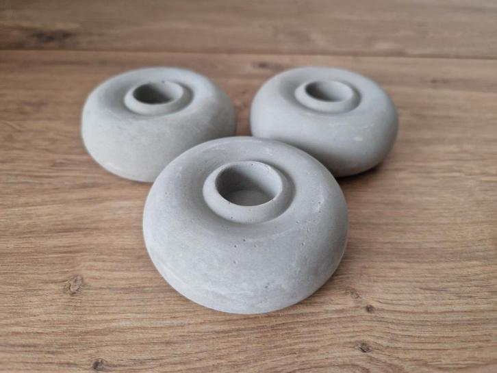 Nieuw! Senza Ronde stapel kandelaars incl. orig verpakking, Huis en Inrichting, Woonaccessoires | Kandelaars en Kaarsen, Nieuw