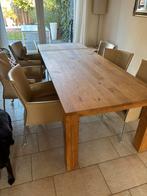 Eikenhouten Eettafel voor 6-8 Personen, Huis en Inrichting, Tafels | Eettafels, Ophalen, Gebruikt, 100 tot 150 cm, Eikenhout