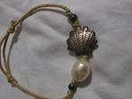 Armband parel met zilver, Ophalen of Verzenden, Zo goed als nieuw, Zilver, Zilver