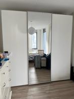 Slaapkamerkast met spiegel, Huis en Inrichting, Kasten | Kledingkasten, 200 cm of meer, Modern, Gebruikt, 50 tot 75 cm