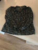 Bloemen blouse, Ophalen of Verzenden, Zo goed als nieuw, Maat 38/40 (M), Blauw