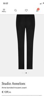 Studio Anneloes broek Anna Bonded straight maat M, Maat 38/40 (M), Studio Anneloes, Zwart, Ophalen of Verzenden