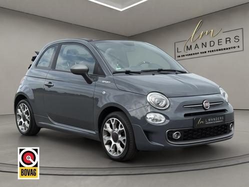 Fiat 500C 1.0 Hybrid Sport 2021 GRIJS | Cabriolet | Leder |, Auto's, Fiat, Bedrijf, 500C, ABS, Airbags, Airconditioning, Android Auto