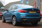 BMW X4 M40i 360PK M-Blue High-Executive | Rijklaar incl Bova, Auto's, BMW, Automaat, Gebruikt, Blauw, Leder
