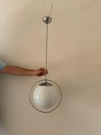 Vintage Hanglamp 1920-1950, Ophalen, Gebruikt, Glas, Minder dan 50 cm