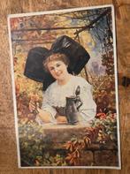 Elzasser Wijngaardenierster van de kunstenaar H. Hoffmann, Verzenden, Voor 1920, Gelopen, Overige thema's