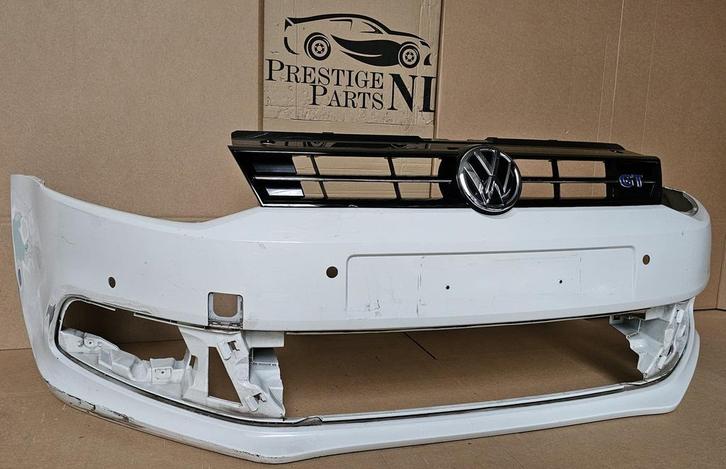 Voorbumper Volkswagen Polo 6R GT GTI bj.2009-2014 VW BUMPER, Auto-onderdelen, Carrosserie en Plaatwerk, Bumper, Voor, Gebruikt