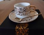 Chinese kop en schotel met bijpassende lepel, Antiek en Kunst, Antiek | Servies los, Ophalen of Verzenden