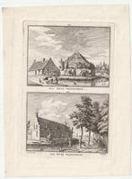Huis Wayerstein / Huis Rofestein gravure Spilman ca. 1750, Antiek en Kunst, Kunst | Etsen en Gravures, Verzenden