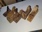 6 stuks vintage zeer oude houten blokschaven, Antiek en Kunst, Antiek | Gereedschap en Instrumenten, Ophalen of Verzenden