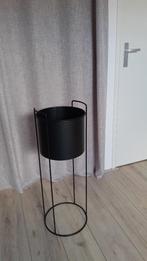 plantenbak rond metaal zwart, Ophalen, Minder dan 60 cm, Rond, Zo goed als nieuw