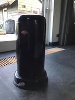 Wesco vuilnisbak kleur zwart, Gebruikt, Met pedaal, 50 tot 75 cm, Ophalen of Verzenden