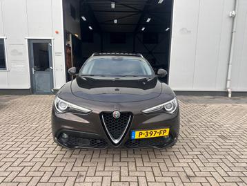 Alfa Romeo Stelvio 2.2 JTD AT 210pk AWD 2017 Bruin beschikbaar voor biedingen