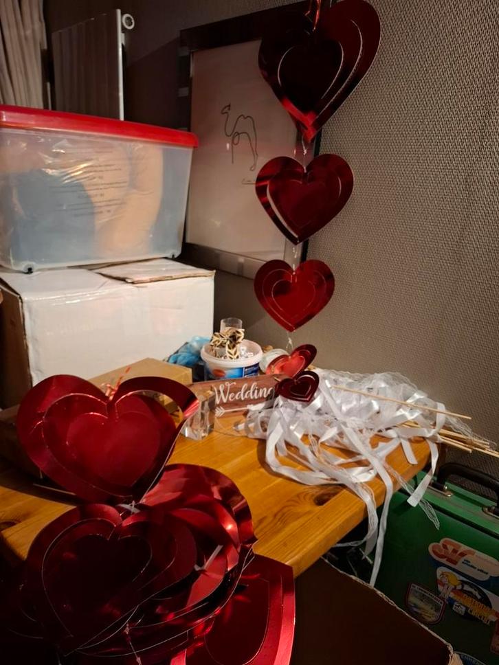 Bruiloftsaccessoires - Complete Set!, Huis en Inrichting, Woonaccessoires | Kransen, Ophalen of Verzenden