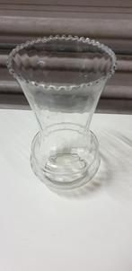 vaas glas met ribbel rand, Ophalen of Verzenden, 'T Olde Gre-j, Info@toldegrej.nl, Endepoelstraat 20f Didam